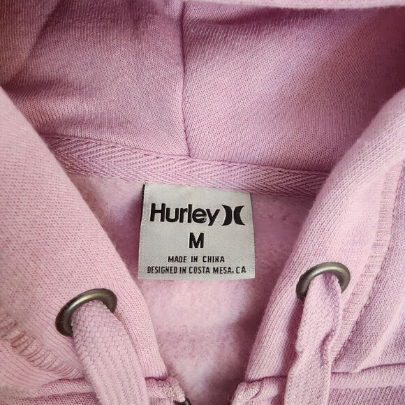 Hurley Fleece Full Zip Jacket with‎ Hood Lavender Women's SZ M - NWT - Picture 4 of 6